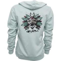 Vêtements - GUNKI Sweat Capuche Chief Green-W