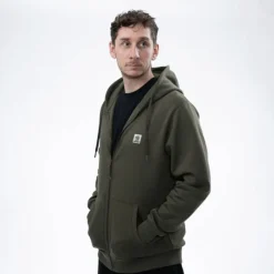 Vêtements - NASH weat ake it Badge Zipped Hoody Green