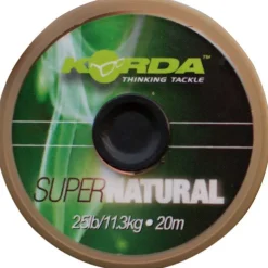 Acc.Montages/Hameçons - KORDA Tresse à bas de ligne carpe super natural 25lbs