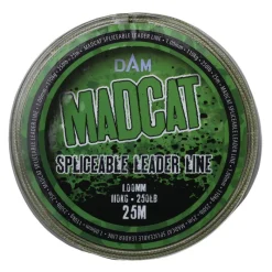Acc. Montage / Hameçons - MADCAT Tresse à bas de ligne silure spliceable leader line 25m