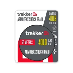 Acc.Montages/Hameçons - TRAKKER Tresse à bas de ligne Armotexx Shock Braid 20m