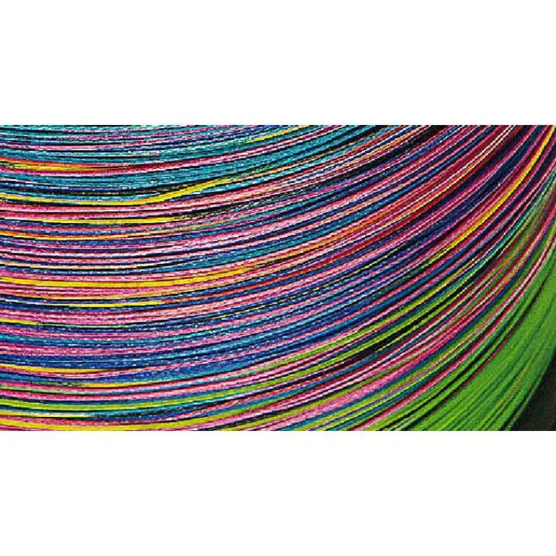 Tresses, Nylons, Fluorocarbones - DAIWA Tresse jbraid 8 brins multi-color 500m