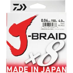 Tresses, Nylons, Fluorocarbones|Tresses, Nylons, Fluorocarbones - DAIWA Tresse J-Braid x8 Dark Green 150m