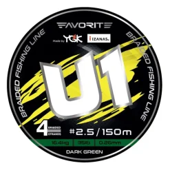Tresses, Nylons, Fluorocarbones - FAVORITE Tresse U1 4 brins 150m