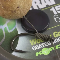 Acc.Montages/Hameçons - KORDA Tresse gainée carpe n trap soft green