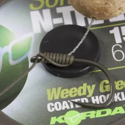 Acc.Montages/Hameçons - KORDA Tresse gainée carpe n trap soft green