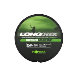 Filaments - KORDA Tresse LongChuck Tapered verte 15-30lb/0.33-0.47mm
