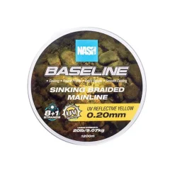 Filaments - NASH Tresse Baseline Sinking Braid UV Yellow 1200m