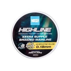 Filaments - NASH Tresse Highline Extra Supple Braid UV Yellow 600m