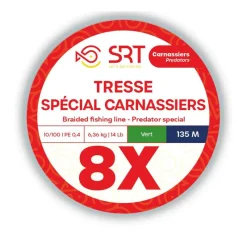 Tresses, Nylons, Fluorocarbones|Tresses, Nylons, Fluorocarbones - SERT Tresse x8 Moss Green 270m