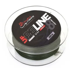 Tresses, Nylons, Fluorocarbones|Tresses, Nylons, Fluorocarbones - ULTIMATE Tresse fishing UF PE Line X8 MOSS GREEN 300m