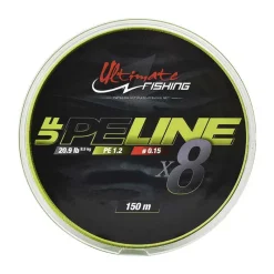 Pêche Aux Leurres|Tresses, Nylons, Fluorocarbones - ULTIMATE Tresse Fishing UF PE LINE X8 CHARTREUSE 150m