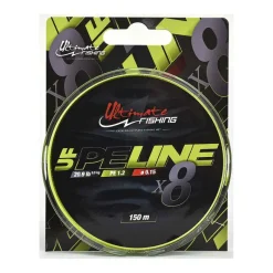Pêche Aux Leurres|Tresses, Nylons, Fluorocarbones - ULTIMATE Tresse Fishing UF PE LINE X8 CHARTREUSE 150m
