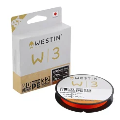 Tresses, Nylons, Fluorocarbones - WESTIN Tresse W3 8-BRAID DUTCH Orange 135m
