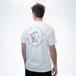 Vêtements - NASH T-hirt ake it Carp ogo Ecru