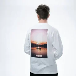 Vêtements - NASH T-hirt ake it unet ong eeve Ecru