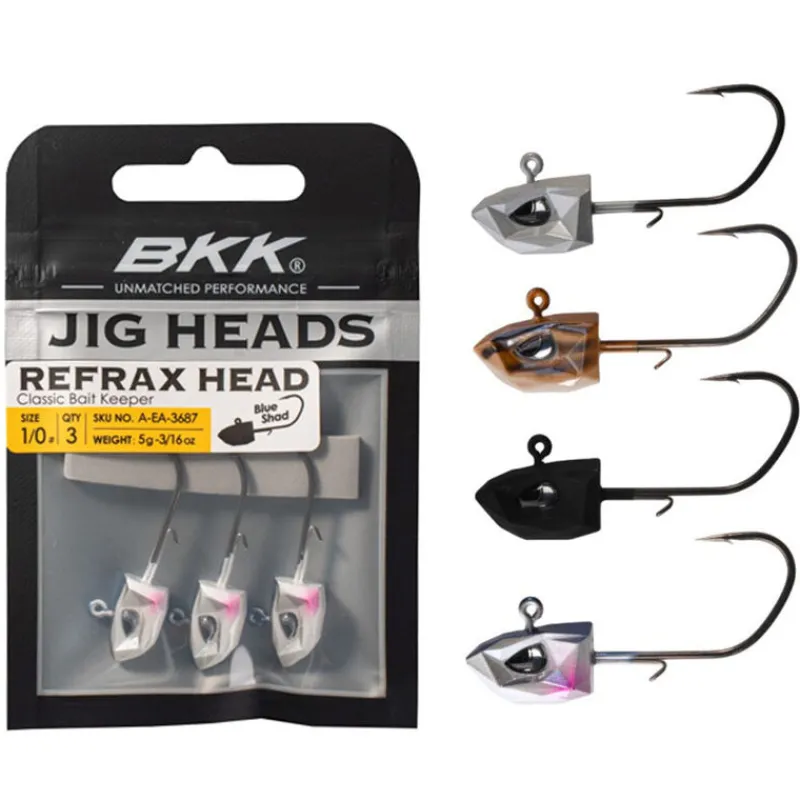 Têtes Plombées - BKK Tête Plombée Refrax Jig 10.5g taille #1/0 (x3)