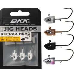 Têtes Plombées - BKK Tête Plombée Refrax Jig 3.5g taille #1/0 (x3)