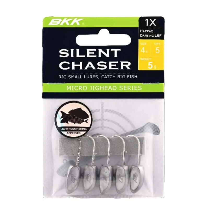 Pêche Aux Leurres|Leurres - BKK Tête Plombée Silent Chaser Harpax Darting LRF (x5)