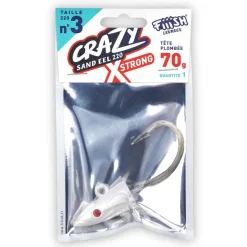 Pêche Aux Leurres|Leurres - FIIISH Tête plombée crazy sand eel 220 x-strong 70g