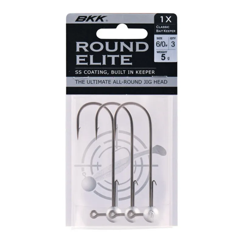 Têtes Plombées - BKK Têtes Plombées Round Elite Classic Bait Keeper H1 (x3)