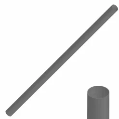 Cannes - RIVE Tube 60mm L192cm Fume