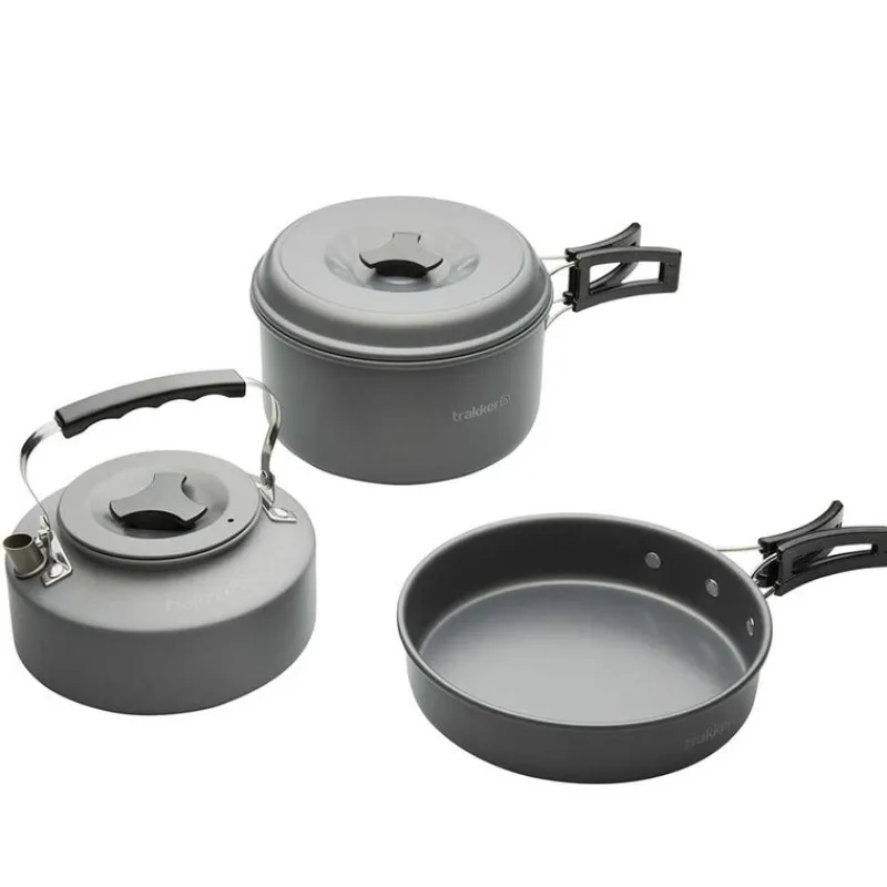 Bivouac/Confort - TRAKKER Ustensiles de cuisine armolife complete cookware set