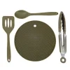 Bivouac/Confort - TRAKKER Ustensiles de cuisine armolife silicone utensil set