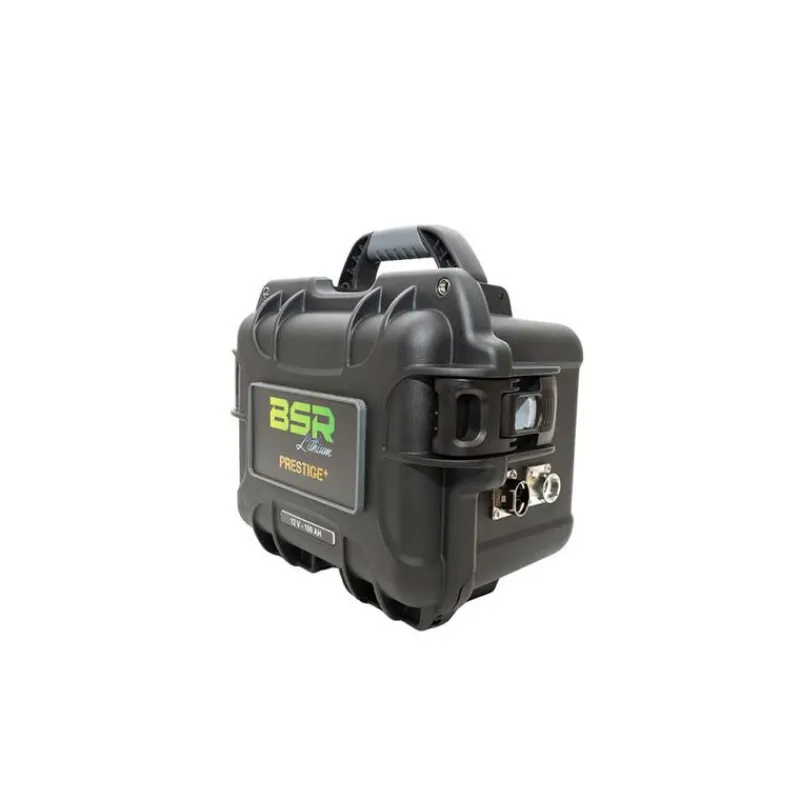Batterie - BSR Valise PRESTIGE+ LifePo4 Gen3 12V/100Ah + chargeur+ prise sondeur