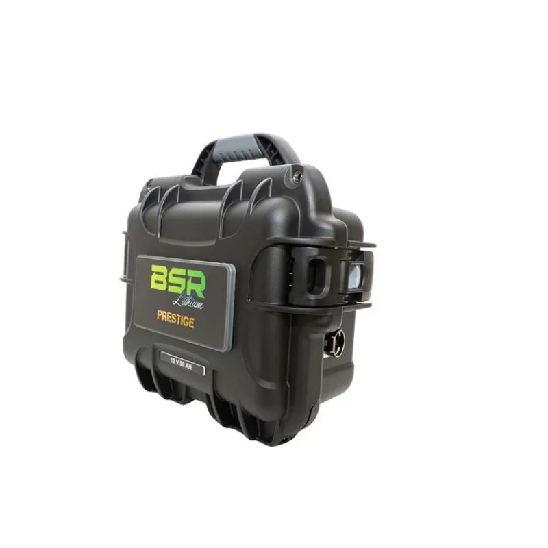 Batterie - BSR Valise PRESTIGE LifePo4 Gen3 12V/50Ah + chargeur non étanche 10A