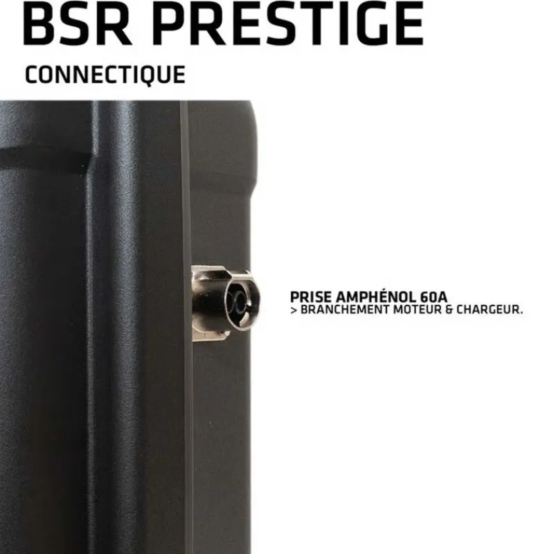 Batterie - BSR Valise PRESTIGE LifePo4 Gen3 12V/50Ah + chargeur non étanche 10A