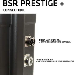 Batterie - BSR Valise PRESTIGE+ LifePO4 Gen3 24V/100Ah + chargeur+ prise sondeur