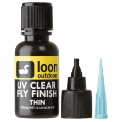 Fly Tying - LOON Vernis colle mouche outdoors uv clear finish - thin (résine uv fine) 14 g